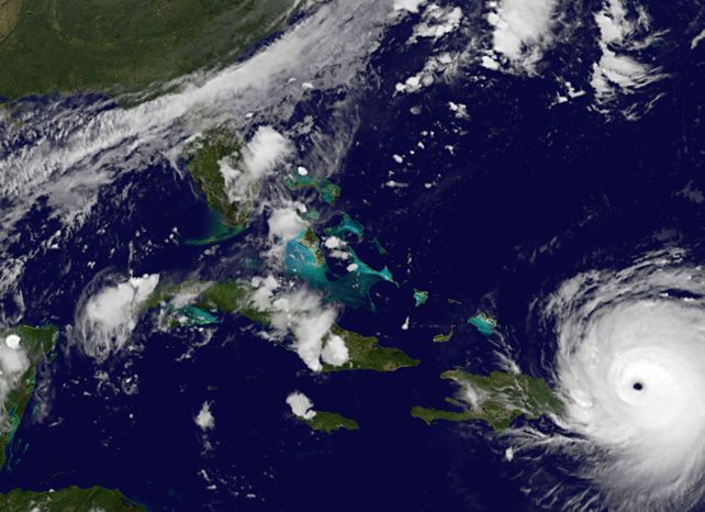 Imagen satelital de Irma.&nbsp;