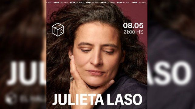 Julieta Laso llega a HUB con su show de tangos y canciones románticas