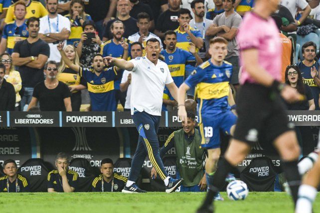 Jorge Almirón y los número en Boca.