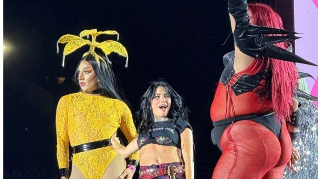 Las drags junto a Lali en la Fiesta Nacional del Mate