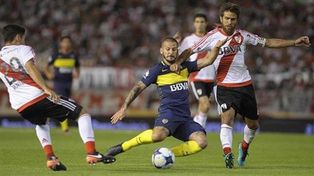 Boca apuesta al tridente. Benedetto no le ha marcado a River.&nbsp;