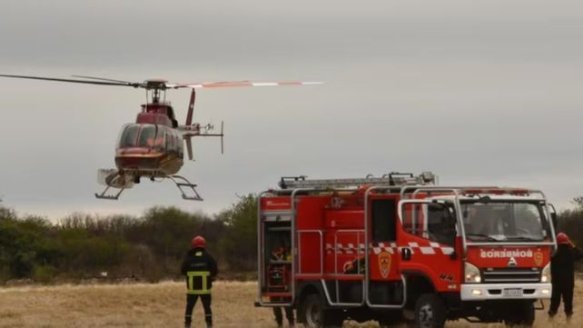 Helicóptero caído en San Juan: el piloto muerto trabajaba en una empresa de emergencias de Rosario