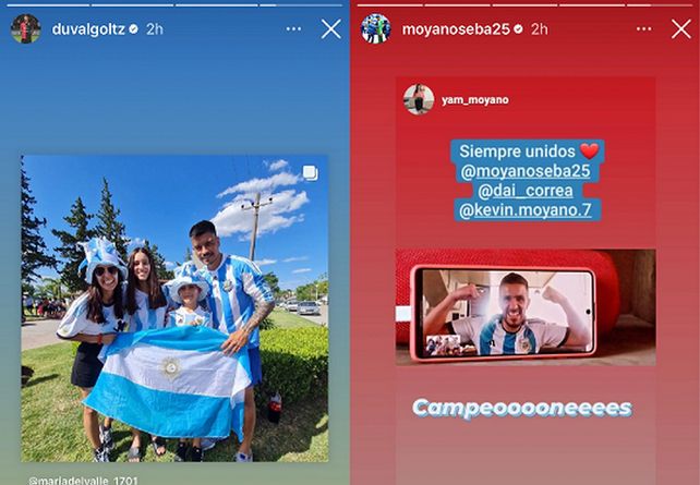 Los jugadores de Colón y Unión, con el título de Argentina