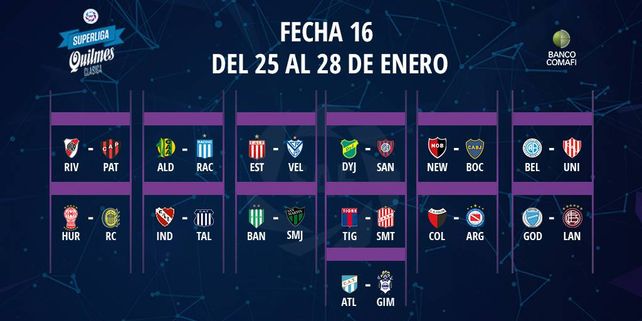 El programa completo de la Superliga 2018/19