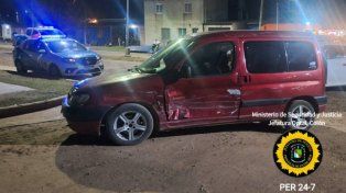 Una mujer sufrió una fractura de costilla en un choque en Colón