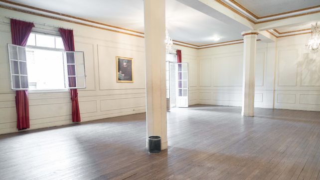 Las distintas salas del teatro fueron escenario para el proyecto de Dar Sala.