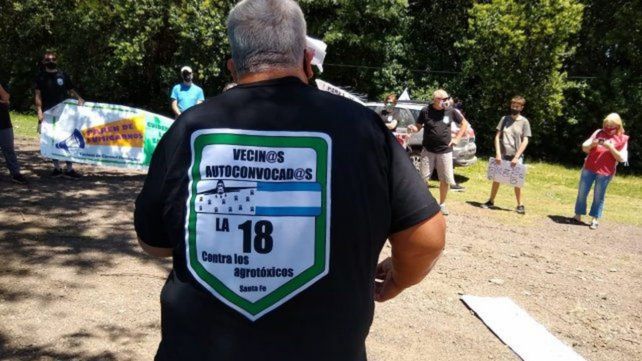 Los vecinos se organizaron y movilizaron para frenar las aspersiones.