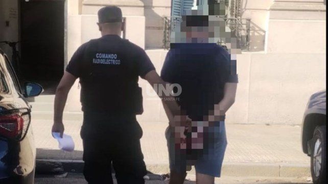 El delincuente detenido por el robo del celular en barrio Mariano Comas