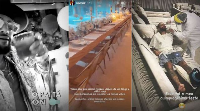 En imágenes. El astro de Brasil decidió mostrar a través de un video las medidas preventivas que se tomaron.&nbsp;
