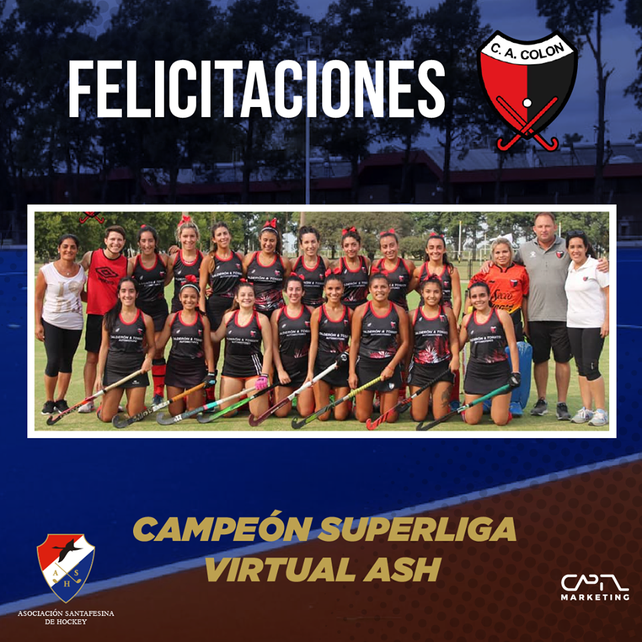 Colón es el campeón de la Superliga Virtual ASH
