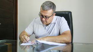 El presidente comunal Antonio Fiorenza firmó un acuerdo con el Ministerio de Seguridad de la Provincia de Santa Fe.
