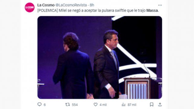 Miles de usuarios llenaron de memes relacionados con la expectativa y el desempeño de Sergio Massa y Javier Milei en el tercer debate presidencial