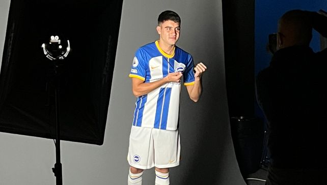 Facundo Buonanotte fue presentado días atrás en&nbsp; Brighton