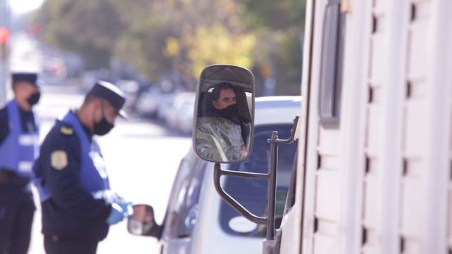 Controles policiales en Paraná