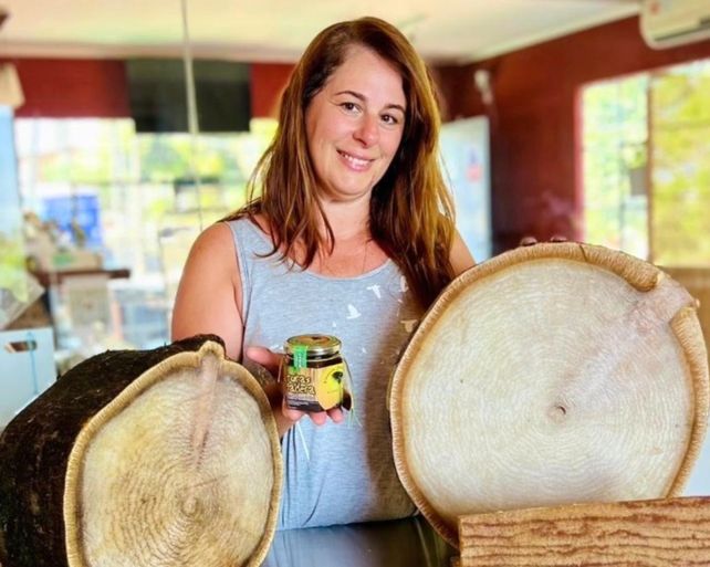 Vanina comparte en TikTok las exóticas recetas con madera