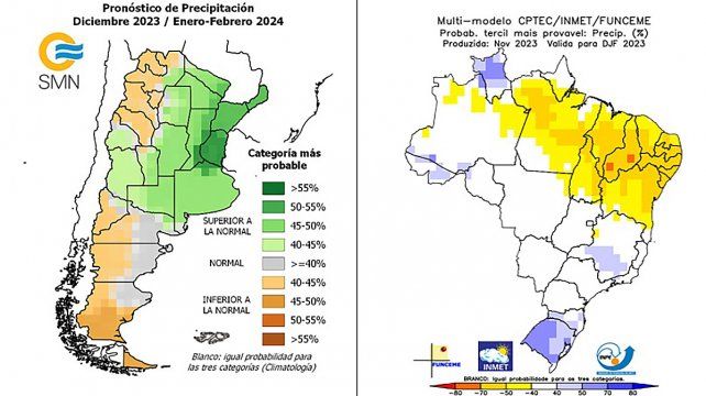 La Entidad Binacional Yacyretá (EBY) advirtió que hasta marzo se prevén aguas altas en el río Paraná por la corriente de El Niño