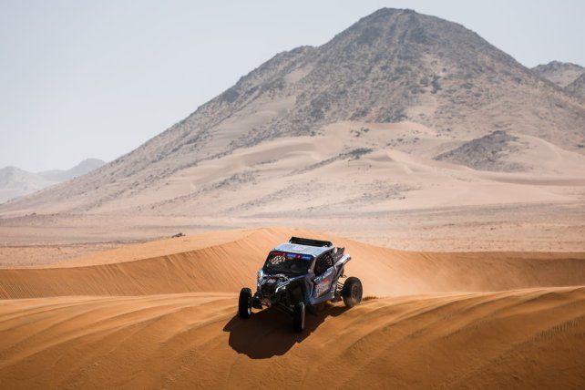 El rosarino Osman Anuar sigue en carrera en el Dakar 2025.
