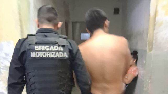 El ladrón fue detenido en barrio La Lata por efectivos de la Brigada Motorizada