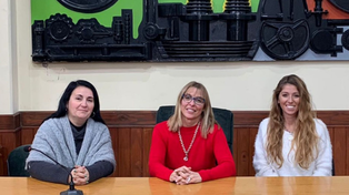 Estudiantes secundarios de Venado podrán ser concejales por un día y realizar propuestas para la ciudad. La concejal Mariana Iturbide (UCR) en el centro.