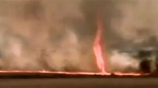 Un tornado de fuego gener&oacute; p&aacute;nico en cercan&iacute;as de San Pablo