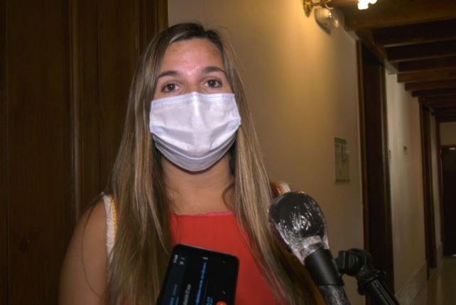 La diputada