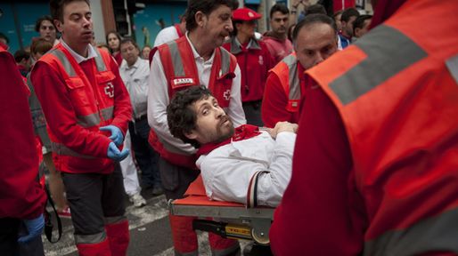 El autor de Cómo sobrevivir a los toros en Pamplona fue corneado en el San Fermín