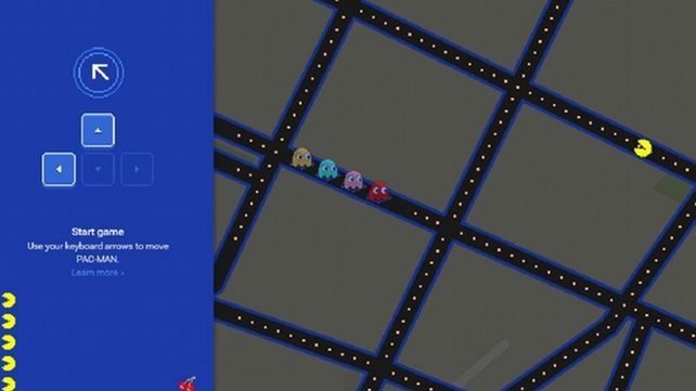 El Ms. Pac-Man llegó a Google Maps