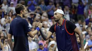 Kyrgios alcanzó por primera vez los cuartos de final en Nueva York y estiró su ventaja en el historial con el ruso, que ahora está 4-1.