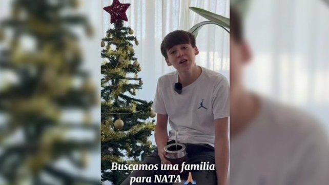 Nata es un joven santafesino de 14 años que conmocionó las redes sociales en las últimas horas con un pedido especial para este 24 de diciembre