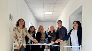 Programa Mil Aulas. La senador provincial Leticia Di Gregorio participó de la inauguración de las tres aulas&nbsp;