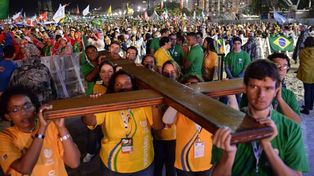 El arzobispo de Río, Orani Tempesta, inauguró la Jornada Mundial de la Juventud