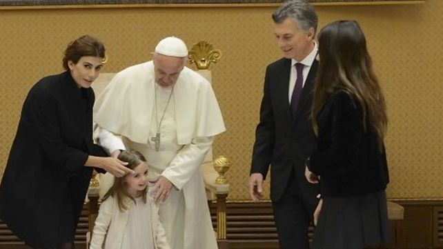 Qué le preguntó la hija de Macri al Papa Francisco