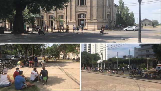 Turno tarde: otra vez, largas filas en la Estación Belgrano en busca de un hisopado