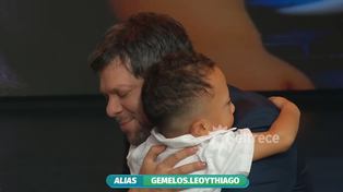 Gudio Kazcka se emocionío con la visita de los gemelos de TikTok