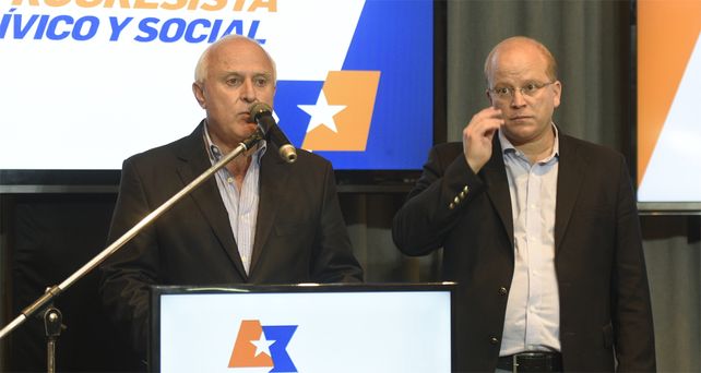 Viejos tiempos. Lifschitz junto a Contigiani en la antesala de las elecciones de 2017.&nbsp;