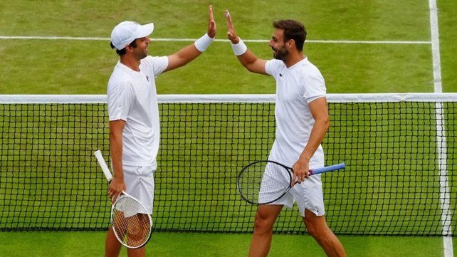Zeballos avanzó en dobles en Wimbledon junto al catalán Granollers