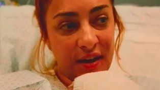 María Julia Oliván mostró las heridas que sufrió por un accidente doméstico