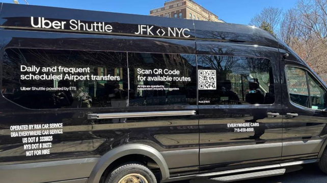 Un móvil de Uber Shuttle en Estados Unidos.