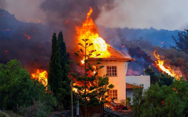 La erupción del volcán de La Palma en imágenes