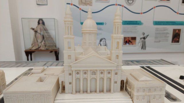 Maqueta expuesta en el museo