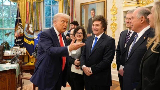 Donald Trump y Javier Milei Donald Trump y Javier Milei