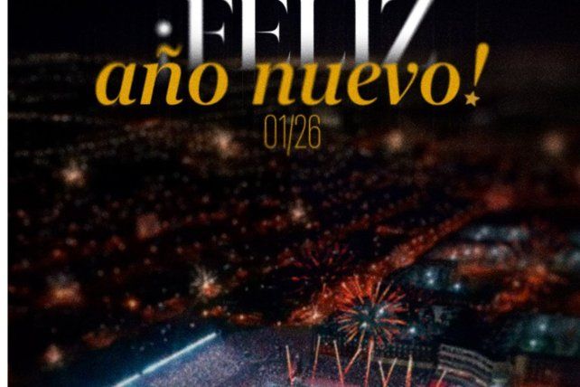 Colón recibió el 2026 con un mensaje emotivo y guiños a su identidad sabalera