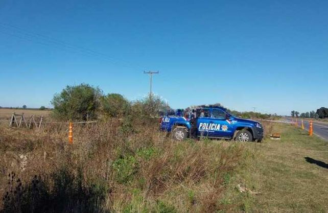La zona rural de Arroyo Seco donde fueron hallados los restos humanos.