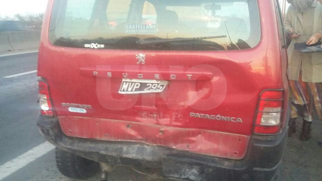 Accidente en cadena involucró cerca de 10 automóviles sobre la ruta nº168