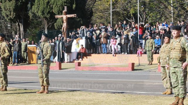 ¡Sí, juro!!! soldados juraron lealtad a la Bandera