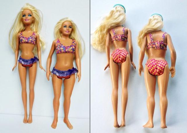 Así luciría Barbie con medidas reales del cuerpo femenino