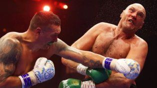 Oleksandr Usyk lo tuvo a Tyson Fury al borde del nocaut en el noveno round.