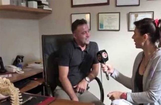 El Kinesi&oacute;logo de Col&oacute;n habl&oacute; de las declaraciones de Garc&eacute;.