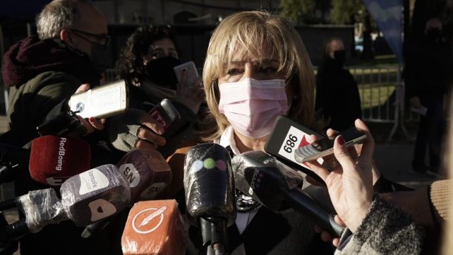 La ministra de Salud Sonia Martorano.  