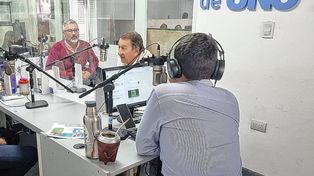Leonardo Simonutti candidato a presidente por la lista Más Unión junto a Héctor Ojeda Varela, candidato a vicepresidente primero, visitaron UNO 106.3.